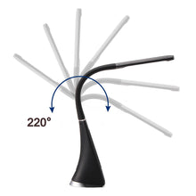Load image into Gallery viewer, Eco-friendly LED Desk Lamp Multifunction Dimmable Reading Lamp With Calendar Temperature Alarm Clock for Office Bedroom Dorm Decorative Table Lamp Cute Study Lamps for Bedroom Décor

