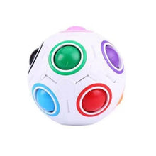 Load image into Gallery viewer, Educational Small Antistress Cube Rainbow Ball Puzzles Magic Stress Reliever Football Learning Fun Toys For Children And Adult
