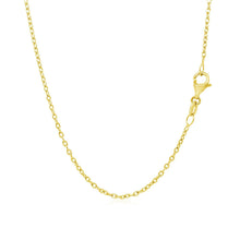 Load image into Gallery viewer, 14k Yellow Gold Round Cable Link Chain 1.5mm
