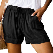Load image into Gallery viewer, Elapsy Womens Casual Drawstring Elastic Waist Summer Shorts with Pockets
