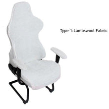Load image into Gallery viewer, Elastic Chair Armrest Pads Chair Cover Warm Computer Chair Covers For Office Slipcover For Gaming Armchair  Washable Spandex Kitchen Chair Covers for Dining Room Christmas Decoration Holiday Party
