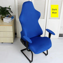 Load image into Gallery viewer, Elastic Chair Armrest Pads Chair Cover Warm Computer Chair Covers For Office Slipcover For Gaming Armchair  Washable Spandex Kitchen Chair Covers for Dining Room Christmas Decoration Holiday Party
