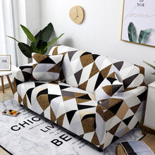 Load image into Gallery viewer, Elastic Sofa Covers for Living Room Stretch Slipcovers Sectional Couch Cover L Shape Corner Armchair Cover 1/2/3/4 Seater Slipcovers Elastic Stylish Printed Sectional Sofa Furniture Protector For Living Room
