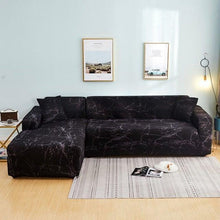 Load image into Gallery viewer, Elastic Sofa Covers for Living Room Stretch Slipcovers Sectional Couch Cover L Shape Corner Armchair Cover 1/2/3/4 Seater Slipcovers Elastic Stylish Printed Sectional Sofa Furniture Protector For Living Room
