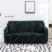 Load image into Gallery viewer, Elastic Sofa Covers for Living Room Stretch Slipcovers Sectional Couch Cover L Shape Corner Armchair Cover 1/2/3/4 Seater Slipcovers Elastic Stylish Printed Sectional Sofa Furniture Protector For Living Room
