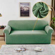 Load image into Gallery viewer, Elastic Waterproof Sofa Cover Plain Color Stretch Sofa Covers for Living Room Slipcover Couch Cover Furniture Protector Sofa Covers Non Slip Sofa Slipcovers with Elastic Hem Living Room Furniture Protector
