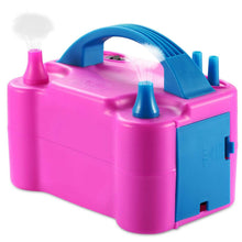 Load image into Gallery viewer, Electric Balloon Pump 600W Balloon Blower Inflator Dual Nozzle
