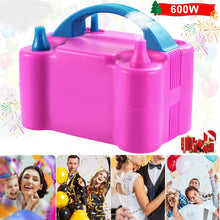 Load image into Gallery viewer, Electric Balloon Pump 600W Balloon Blower Inflator Dual Nozzle
