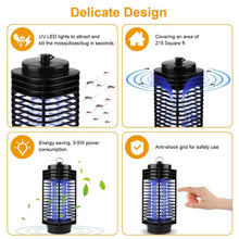 Load image into Gallery viewer, Electric Bug Zapper UV Light Flying Zapper Insect Killer Lamp
