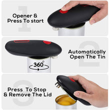 Load image into Gallery viewer, Electric Can Opener with One-Touch On &amp; Off
