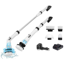 Load image into Gallery viewer, Electric Cordless Spin Scrubber Cleaning Brush with 4 Replaceable Heads
