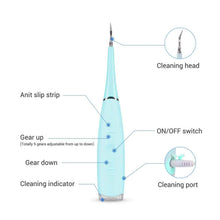 Load image into Gallery viewer, Electric Dental Scaler Tartar Calculus Plaque Tooth Stains Remover Tool

