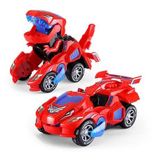 Load image into Gallery viewer, Electric Dinosaur Non Remote Control Morphing Vehicle Toy
