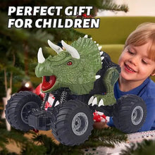 Load image into Gallery viewer, Electric Dinosaur Remote Control Spray Stunt Car
