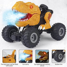 Load image into Gallery viewer, Electric Dinosaur Remote Control Spray Stunt Car
