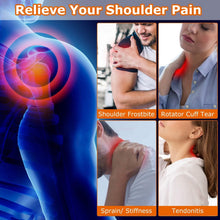Load image into Gallery viewer, Electric Heating Pad Therapy Shoulder Heating Wrap Compression Sleeve
