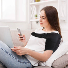 Load image into Gallery viewer, Electric Heating Pad Therapy Shoulder Heating Wrap Compression Sleeve
