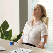 Load image into Gallery viewer, Electric Muscle Stimulator with Electrode Pads Wires
