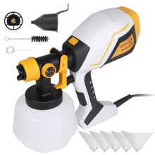Load image into Gallery viewer, Electric Paint Sprayer HVLP with Different Spray Patterns 1200ML Detachable Container
