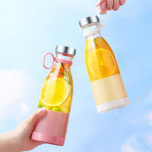 Load image into Gallery viewer, Electric Portable Blender Juice Glass Bottle Fresh Fruit Juicer USB Multifunction Food Strawberry Citrus Milkshake Mixers Maker Mini Electric Portable Blender Juicer Cup USB Rechargeable Juicer Multi-Functional Small Mixer
