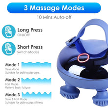 Load image into Gallery viewer, Electric Rechargeable Scalp Massager
