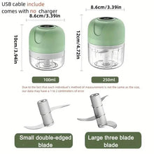 Load image into Gallery viewer, Electric Vegetable Mincer with USB Charging

