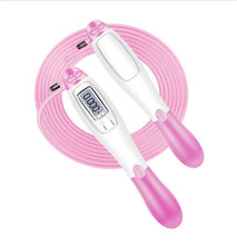 Load image into Gallery viewer, Electronic Cordless Skipping Rope Gym Fitness Skipping Smart Jump Rope With LCD Screen Counting Speed Women Jumprope For Fitness Workout Crossfit Adult Kids Adjustable Skipping Rope For Exercise
