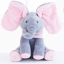 Load image into Gallery viewer, Electronic Talking Singing Blinking Eyes Elephant Plush Toy
