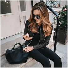 Load image into Gallery viewer, Elegance Autumn And Winter New Solid Color Jacket For Women's PU Leather Warmth Fashion Long-Sleeved Jacket For Women
