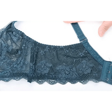 Load image into Gallery viewer, Elegance Transparent Bras For Women Ultra Thin Lace Bralette Underwire Push Up Plus Big Size Top Summer 34 36 38 40 ABCD Cup
