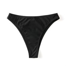 Load image into Gallery viewer, Elegant Black High Waist Bikinis Set Off Shoulder Ruffled Summer Spring Swimwear Female Push Up Bathing Suit Women Ring Swimsuit Bikini Bathing Suits With Beach Skirt

