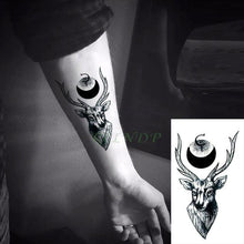 Load image into Gallery viewer, Elegant Black Music Notes Waterproof Sticker Tattoos Temporary Chest Shoulder Tattoos For Men Women
