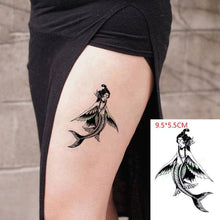 Load image into Gallery viewer, Elegant Black Music Notes Waterproof Sticker Tattoos Temporary Chest Shoulder Tattoos For Men Women
