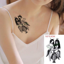 Load image into Gallery viewer, Elegant Black Music Notes Waterproof Sticker Tattoos Temporary Chest Shoulder Tattoos For Men Women
