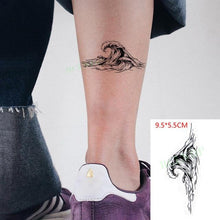 Load image into Gallery viewer, Elegant Black Music Notes Waterproof Sticker Tattoos Temporary Chest Shoulder Tattoos For Men Women
