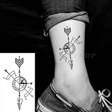 Load image into Gallery viewer, Elegant Black Music Notes Waterproof Sticker Tattoos Temporary Chest Shoulder Tattoos For Men Women
