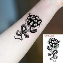 Load image into Gallery viewer, Elegant Black Music Notes Waterproof Sticker Tattoos Temporary Chest Shoulder Tattoos For Men Women

