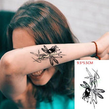 Load image into Gallery viewer, Elegant Black Music Notes Waterproof Sticker Tattoos Temporary Chest Shoulder Tattoos For Men Women
