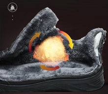 Load image into Gallery viewer, Elegant Black Winter Men Waterproof Snow Shoes Comfortable Sneakers Mens Work Casual Shoes Non-Slip Light Rubber Sole Walk Fashion Sneakers Breathable Comfort Walking Shoes For Mens
