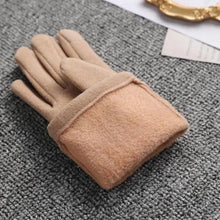 Load image into Gallery viewer, Elegant Black Winter Women Outdoor Warm One Size Gloves Fashionable Cute Bow Style Casual Gloves For Women
