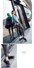 Load image into Gallery viewer, Elegant Black Women Slip-On Casual Thicken Sneakers Soft Soled Slip On Walking Shoes Lightweight Casual Running Sneakers  Flats Casual Walking Espadrilles For Women
