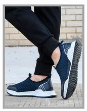 Load image into Gallery viewer, Elegant Breathable Casual Mens Sneakers Comfortable Walking Man Trendy Slip On Walking Shoes Non Slip Running Shoes Lightweight Breathable Mesh Fashion Sneakers
