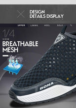 Load image into Gallery viewer, Elegant Breathable Casual Mens Sneakers Comfortable Walking Man Trendy Slip On Walking Shoes Non Slip Running Shoes Lightweight Breathable Mesh Fashion Sneakers
