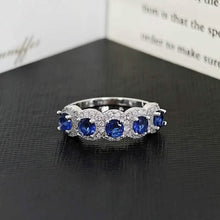 Load image into Gallery viewer, Elegant Copper Ring with Synthetic Cubic Zirconia

