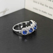 Load image into Gallery viewer, Elegant Copper Ring with Synthetic Cubic Zirconia
