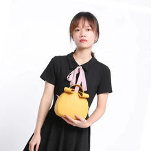 Load image into Gallery viewer, Elegant Cute Geometrical Women Handbag Soft PU Leather Women's Crossbody Messenger Bags Round Ladies Shoulder Bag
