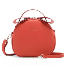 Load image into Gallery viewer, Elegant Cute Geometrical Women Handbag Soft PU Leather Women's Crossbody Messenger Bags Round Ladies Shoulder Bag
