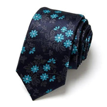 Load image into Gallery viewer, Elegant Fashion Flower Classic Design Neckties For Men Business Formal Suit Office Men Necktie Modern Patterned Formal Ties College Tuxedo Floral Tie

