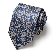 Load image into Gallery viewer, Elegant Fashion Flower Classic Design Neckties For Men Business Formal Suit Office Men Necktie Modern Patterned Formal Ties College Tuxedo Floral Tie
