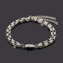 Load image into Gallery viewer, Elegant Heart Shaped Magnet Bracelet For Couples Stainless Steel Magnetic Couple Bracelets Long Distance Touch Bracelets Magnetic Heart Matching Bracelets Stainless Steel Adjustable Chain Bracelet Set Gift
